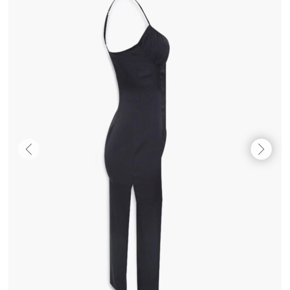 Forever 21 Black Slip midi dress size S NWT - Picture 2 of 11